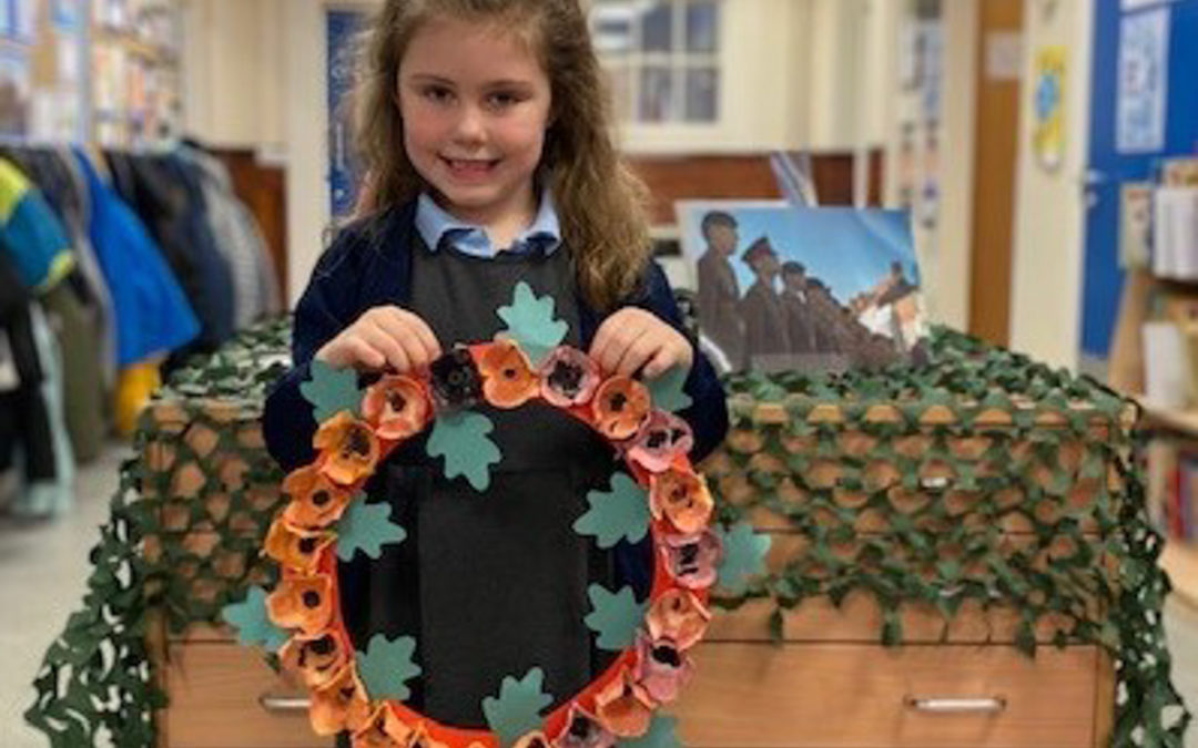 Remembrance at Walkeringham Primary School