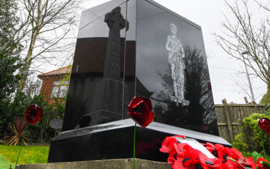 Edwinstowe unveils a lasting monument to commemorate the centenary year of remembrance